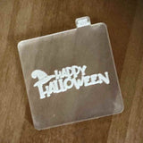 Happy Halloween with witch hat popup cookie stamp