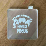 Hocus Pocus Witches popup cookie cutter