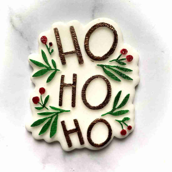 HoHoHo Christmas fondant popup cookie stamp
