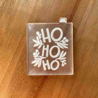 HoHoHo Christmas popup acrylic cookie cutter