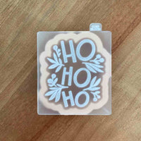 HoHoHo Christmas reverse embosser cookie cutter and stamp