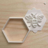 Honeybee 3D cookie cutter for cookies, cupcakes and biscuits.