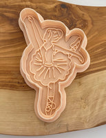 Christmas Nutcracker Ballerina Stamp and Cutter.  Icing Fondant Biscuit Cookie Stamp