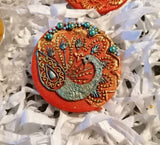 Peacock Debosser Stamp Fondant Cake Decorating Icing Diwali Indian
