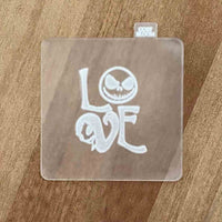 Love Jack and Sally Halloween popup cookie cutter
