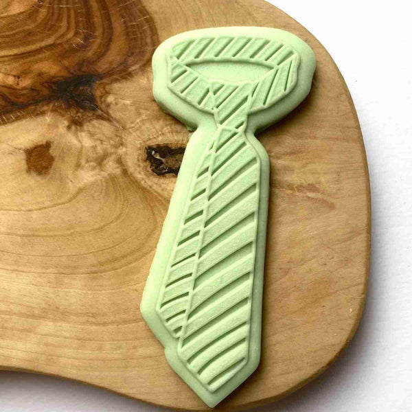 Men's tie fondant outbosser cookie cutter for special events.