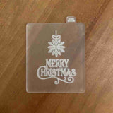 Merry Christmas Gift Tag popup acrylic stamp