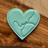 Mother and Baby fondant embosser stamp. Perfect 3D cutter for cookies, cupcakes and biscuits.