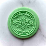 North Pole Snowflake fondant outbosser stamp