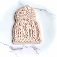 Pom Pom Woolly Hat  popup acrylic cookie stamp