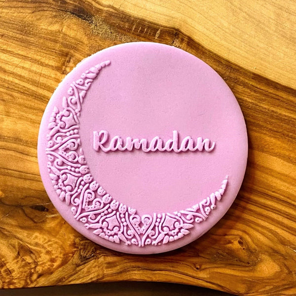 Ramadan fondant outbosser cookie stamp. Perfect fondant cutter for Eid Mubarak.