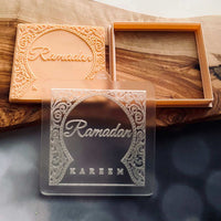 Ramadan Kareem popup cookie cutter and stamp for Eid.
