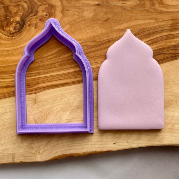 Ramadan Eid shape cutter embosser cookie stamp. The cookie cutter is made from food safe PLA, a plant derived bio plastic.