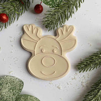 Rudolph Reindeer fondant embosser cookie stamp