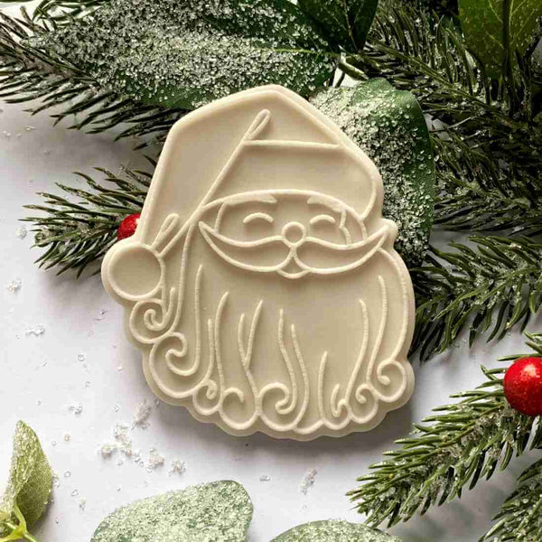 Santa Claus fondant outbosser cookie cutter