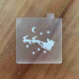 Santa Sleigh popup acrylic cookie stamp