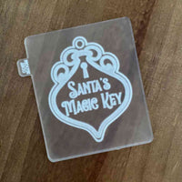 Santa's Magic Lock popup acrylic cookie stamp