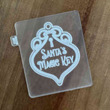 Santa's Magic Lock popup acrylic cookie stamp