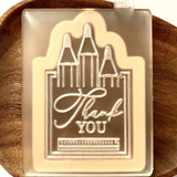 Thank you teacher cookie stamp with matching cutter