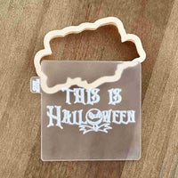This is Halloween popup cookie stamp and cutter