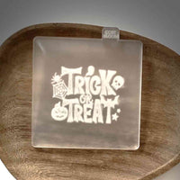 Trick or Treat acrylic popup cookie stamp