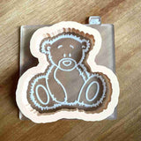Valentine's Bear embosser cutter and stamp